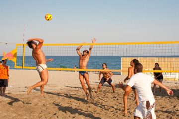 beach volley narbonne-plage