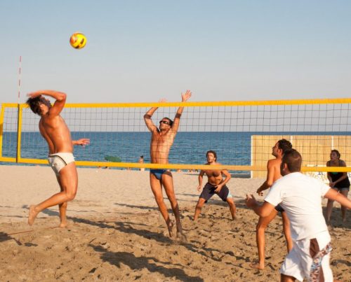 Sport plage méditerranée